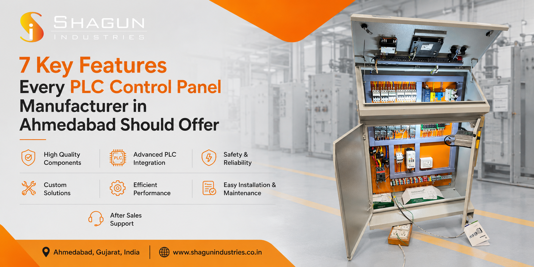 7 Key Features Every PLC Control Panel Manufacturer in Ahmedabad Should Offer